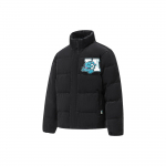 Li Ning X Disney Koost&ouml;&ouml; Monsters University Multikaprint L&otilde;tv Seisukrae L&uuml;hike Puhviparkka Meeste Jakk Must AYMT117-2 S
