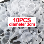 1/20 tk mini plastiklehter, l&auml;bipaistev v&auml;ikese suuga vedela &otilde;li lehtrid koduseks kosmeetikatoodete vedelikudosaatoriga k&ouml;&ouml;gi multifunktsionaalsed vidinad