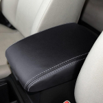 Mikrokiust nahast autosisu k&auml;etugede kasti keskkonsooli kaas k&auml;etoe katte tarvikud katte kinnitus Honda CRV 2012-2016 jaoks 4