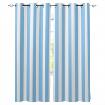 Sinised ja valged triibulised pimenduskardinad elutoa akna kardinateks magamistoa k&ouml;&ouml;gi kardinateks kardinad rulood W135 x H60cm