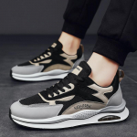 Mood Meeste vabaaja spordijalatsid Moedisainer hingavast v&otilde;rgust vabaaja tossud T&auml;navanoortele lahedad triibulised jalatsid 39