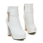 Mood 2024 Elegantsed l&uuml;hikesed saapad Naiste kingad S&uuml;gis-talv naiste poolsaapaplatvorm Magusad mustvalged roosad kontsakingad naistele 35 valge