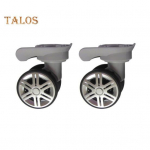 1 paar universaalseid asendusrattaid madala m&uuml;ratasemega kaherealised suure suurusega k&auml;rukohver Pagasiratas Remont reisikohvri osad tarvikud ratas C