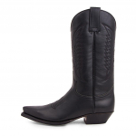 Moodsad meesterahva cowboy saapad, riigi, vintage, r&uuml;&uuml;tli, l&auml;&auml;ne mootorratta saapad, nahast, tikitud, terava ninaga, keskmise s&auml;&auml;rega, t&ouml;&ouml;saapad, mugavad 35 must
