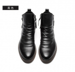 Mood Retro Ratsasaapad Meeste Kingad 2024 Uus Mees Luksuslikud Talvesaapad Pahkluusaapad Meeste Kleidikingad Pluss Suurus 47 48 Botas De Hombre 38 pruun