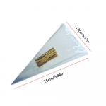 100 kommikotti Popkornikotti Koonusekujulised k&uuml;psised S&auml;ilituskotid Kuldsed keerdlipsud Pulma-s&uuml;nnip&auml;evapeo kingitused valge