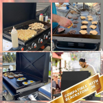 Tuulekaitsed Blackstone'i grillplaadile Kerged v&auml;likokkamise tuuleblokid Blackstone'i grillplaadi tarvikud 17 inch