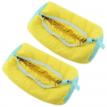 2tk kingapesumasina kott Pesumasina jaoks m&otilde;eldud jalatsikotid Deluvo puhastuskott Korduvkasutatav pesukott kollane