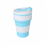 350ml/500ml Silikoonist Kokkupandav Tass Kokkupandav Kruus Kaanega Kohvi Reisimine V&auml;ljas Kaasaskantav Vee Joogi Tee Tassid 350ML