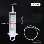 100 ml 300 ml 550 ml suure mahutavusega s&uuml;stal korduvkasutatav plastikust n&otilde;ela silinder &otilde;lipump toitainete m&otilde;&otilde;tmise s&uuml;stal 50 cm voolikuga
