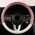 Perforeeritud Nappa nahast auto roolikate talvel soe ja suvel jahe libisemisvastane PU nahast auto 38 cm roolirattale