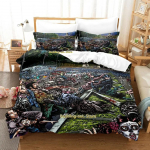 Koomiksid V&auml;ljasuremisparaad Voodipesukomplekt Koomiks Anime kolmeosaline komplekt T&auml;iskasvanu Laps Magamistuba Tekikottide Komplektid len&ccedil;ol de cama casal 70x133cm 2pcs