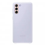 Originaalne intelligentne LED-kaas Samsung Galaxy S21 S21 Plus 5G S21+ Smart LED-tagakaanele, emotsionaalne LED-valgusefektiga &uuml;mbris For Galaxy S21 Plus 5G lilla