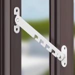 Aknapandla piiraja uks ja akna tuulekindel tugiseade One Size valge