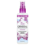 CRYSTAL, mineral-fortified deodorant spray, unscented, 4 fl oz (118 ml) white