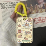 Armas multikas Capybara Kpop fotokaardihoidja Armas Ameerika anime fotokaardi &uuml;mbris Kaasaskantav v&otilde;tmehoidja fotokaardi kaitsja