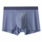 Antibakteriaalsed Ice Silk &otilde;mblusteta meeste suvised poksip&uuml;ksid &ndash; mugav &uuml;hes t&uuml;kis aluspesu meestele ja poistele L tumesinine v&auml;rv