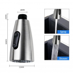 2 režiimiga valamu k&ouml;&ouml;givalamu v&auml;ljat&otilde;mmatav segisti aeraator pihusti otsik du&scaron;iotsik mullitaja vees&auml;&auml;stlik k&ouml;&ouml;gi vannitoa segisti aeraator