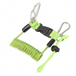 Sukeldumiskonksu k&ouml;is Roostevabast terasest painduv kaotsiminekuvastane sukeldumiskaamera k&ouml;is Sukeldumiskonksu vedruk&ouml;is roheline