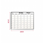 Magnetiline k&uuml;lmikukalender &ndash; tugev magnetalus, sile kuivkustutav pind, praktiline kalender, vastupidav tahvli kuivtahvel