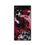 Coque Samsung Galaxy S25 Ultra demon slayer tanjiro nezuko attaque combat Maniacase