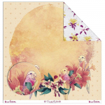 Papier cr&eacute;atif Frida Kahlo - v&eacute;g&eacute;tal orange