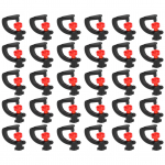 30 tk G-t&uuml;&uuml;pi p&ouml;&ouml;rleva pihustusotsakuga rippuv sprinkleri pihustusotsik aiakasvuhoone jaoks