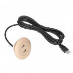 Diivan USB laadimispesa s&uuml;vistatav paigaldus topelt USB laadimispordiga pesa koduseks kasutamiseks kuldne kuldne