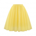 Yousheng naiste retro balletiseelik elastne k&otilde;rge v&ouml;&ouml;kohaga 3-kihiline t&uuml;llist alusseelik karnevali cosplay tutu seelik M roosa