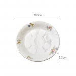 Vanaaegsed prantsuse stiilis kohvitassid K&otilde;rgekvaliteediline p&auml;rastl&otilde;unatee keraamiline kohvitassi ja alustassi komplekt Peen majapidamisen&otilde;ud