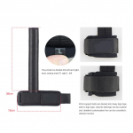 Kaalu t&otilde;stmise rihmad randmekaitsmega, kahepoolse haardega, reguleeritavad j&otilde;usaali rihmad j&otilde;ut&otilde;stmise jaoks must