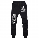 One Piece Anime Vabaaja Paelpingiga Sweatpantsid - Trafalgar Law, Luffy & Whitebeard teemalised, Ideaalne paaridele, Kevad- ja s&uuml;gisr&otilde;ivad M
