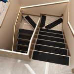 20*80cm Majapidamises Paksenenud Kulumiskindel Astmematt Mittekleepuv Libisemiskindel Trepimatt Veekindel Vaip P&otilde;randamatt Kodukujundus 10pcs