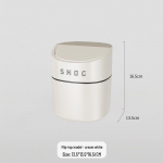 Kompaktne kaanega lauaarvuti pr&uuml;gikast koju, kontorisse v&otilde;i magamistuppa Flip Lid - Cream White