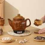 Automaatne keraamiline ravimikeetmispott koduseks kasutamiseks White Ceramic Inner Pot