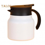 Kohvikann Mugav isoleeritud kauakestev praktiline termiline kohvikann filtriga restoranivarustusega 800ML valge