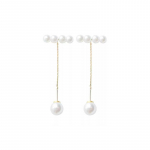 Kaks paari kantavaid p&auml;rlitutiga k&otilde;rvar&otilde;ngaid k&otilde;rgekvaliteedilise stiiliga, kerge luksuse ja &otilde;rna stiiliga k&otilde;rvar&otilde;ngad naistele