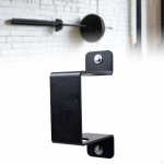 Barbell Bar Holder Wall Rack for Straight/Curl Single Iron 2 inch Hole Diameter