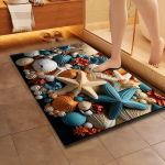 Kodu P&otilde;randamatt 3D-mustriga Libisemiskindel Vanni- ja Du&scaron;imatt Vettimav Matt Vannitoa ja Ukseava jaoks Laiendatav Lillevaip 90*160cm