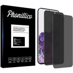 Kaitsekile - Phonillico - Samsung S20 FE - Pakk 2 - Must - Spioonivastane - Kriimustuskindel must