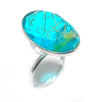 Golden Rutile Handmade 925 Sterling Silver Jewelry Ring Size 8.5 n5t17