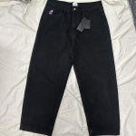 Meeste teksap&uuml;ksid Streetwear Gootika Multikas Sinised L&otilde;dvad Teksad Retro Punk Rock K&otilde;rge V&ouml;&ouml;koht Denim P&uuml;ksid XXL must