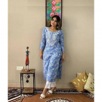 Naiste Bollywoodi Top Tuunika Kurta P&uuml;ksikomplekt India Disaineri Etniline Kurti Kleit VFP-1860a S