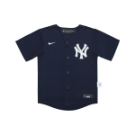 Nike X MLB Tikitud Logo &Uuml;he n&ouml;&ouml;biga Mugav Vabaaja L&uuml;hikeste varrukatega Pesapallis&auml;rk Laste s&auml;rgid S&uuml;gavsinine 3Z3B7ZWEB-NYY S