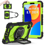 For Xiaomi Redmi Pad SE 4G 8.7 inch Case Silicone+PC Kickstand Tablet Cover Navy Blue/Black