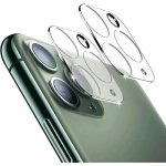 Protection Cam&eacute;ra - Phonillico - iPhone 11 PRO / 11 PRO MAX - Verre Tremp&eacute; - Lot de 2 - R&eacute;sistant aux rayures