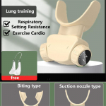 Uus hingamislihaste treener S&uuml;gava hingamise treener Kopsude mahu parandamine A-H k&auml;igu reguleerimine Kopsufunktsioonid valge