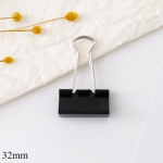 12 tk k&ouml;iteklambrid kokkuklapitavad klambrid 25mm/32mm/41mm/51mm kokkuklapitavad klambrid rahapaberiklambrid kirjutuspaberiklambrid kooli jaoks 32mm/12pcs