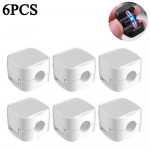 6 tk Magnetkaabli korrastajad Kaabliklambrid Siledad reguleeritavad juhtmehoidikud laua all Juhtmehoidja Kodus hoiustamise t&ouml;&ouml;riistad 12PCS