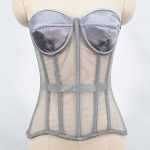 Naiste v&otilde;rkkorseett Bustier &Uuml;le rinna Tight Shaping Strapless Bodice Slimm V&ouml;&ouml; Pulmadpits &Uuml;les Luudega XXL hall